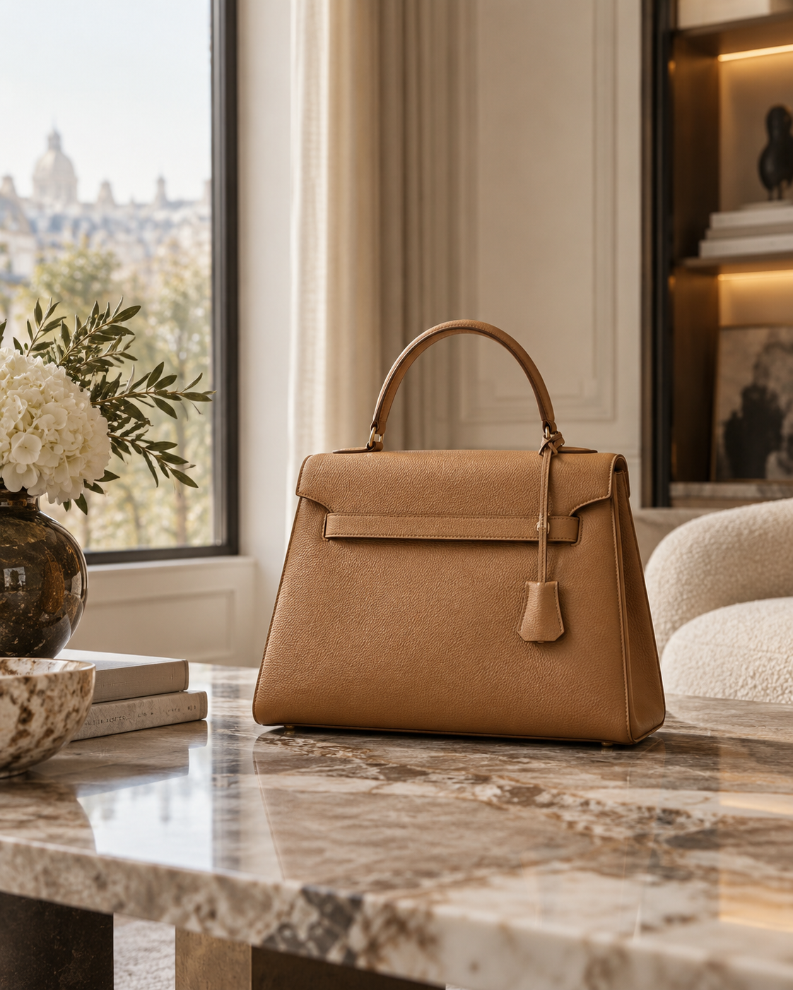 Milan Station luxury handbag lifestyle scene